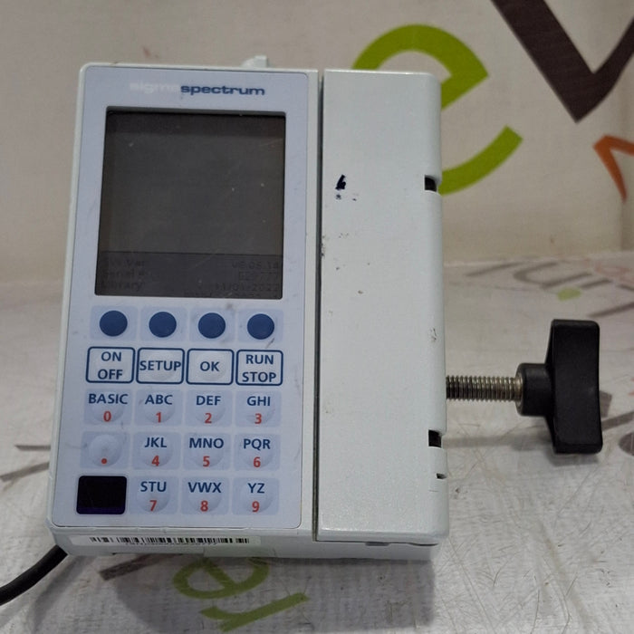 Baxter Sigma Spectrum 6.05.14 with B/G Battery Infusion Pump