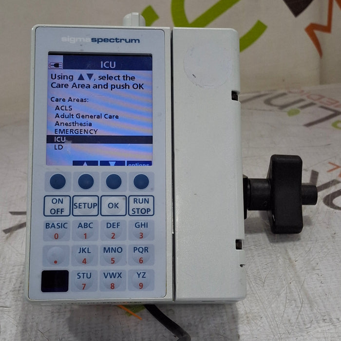 Baxter Sigma Spectrum 6.05.14 with B/G Battery Infusion Pump