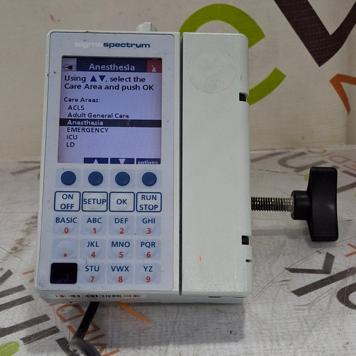 Baxter Sigma Spectrum 6.05.14 with B/G Battery Infusion Pump