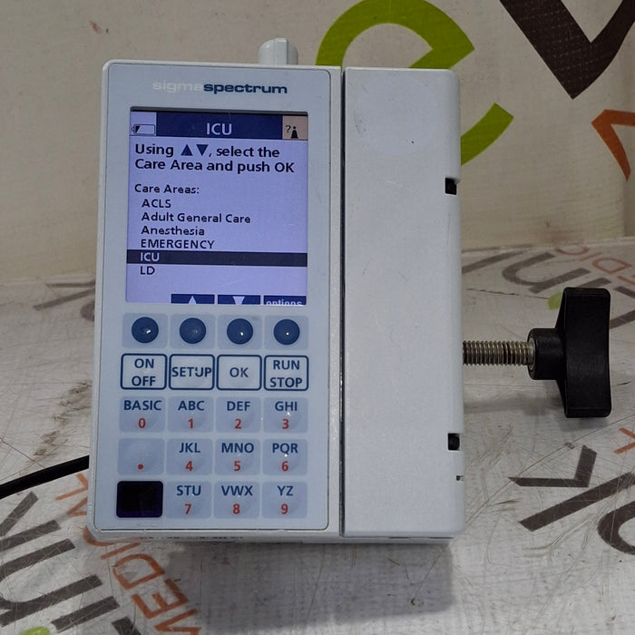 Baxter Sigma Spectrum 6.05.14 with B/G Battery Infusion Pump