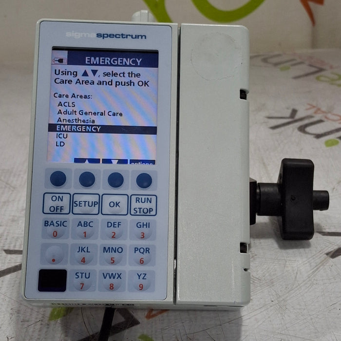 Baxter Sigma Spectrum 6.05.14 with B/G Battery Infusion Pump