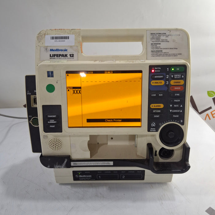 Physio-Control LifePak 12 3-Lead Defibrillator