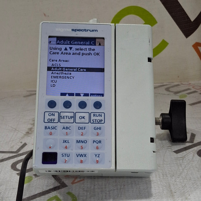 Baxter Sigma Spectrum 6.05.13 with B/G Battery Infusion Pump