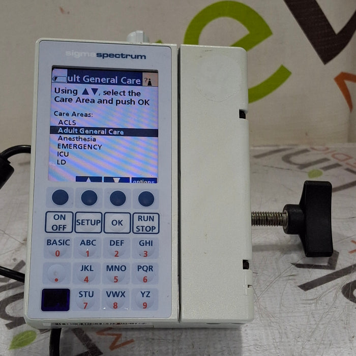 Baxter Sigma Spectrum 6.05.13 with B/G Battery Infusion Pump