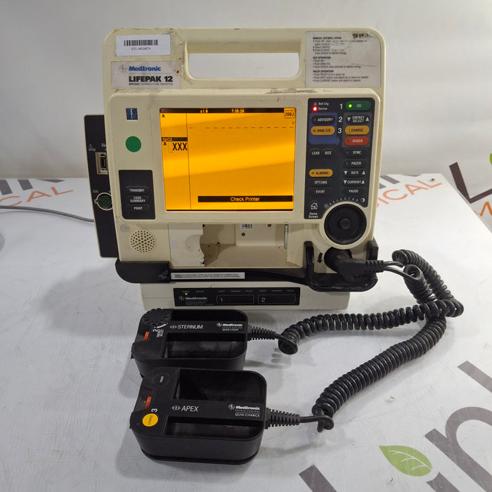 Physio-Control LifePak 12 3-Lead Defibrillator