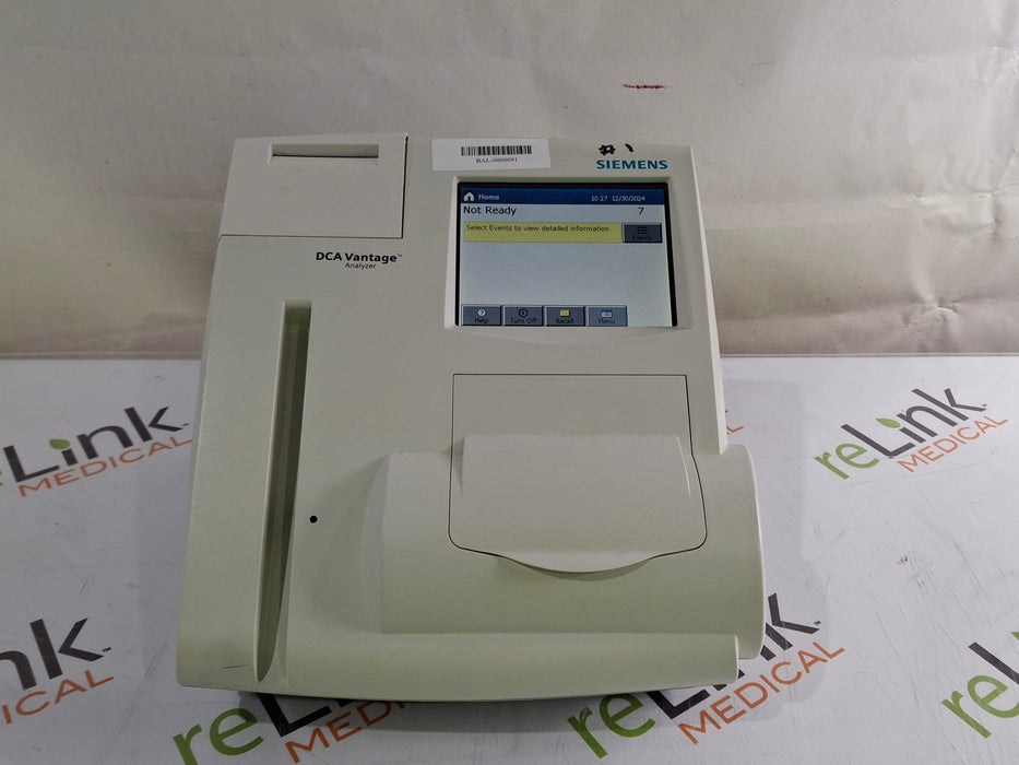 Siemens Siemens DCA Vantage Analyzer Clinical Lab reLink Medical