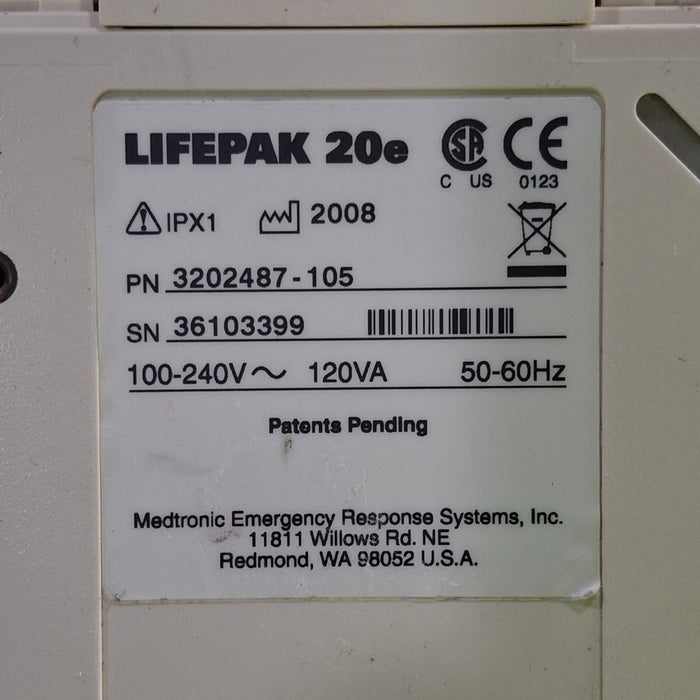 Physio-Control LifePak 20e Defibrillator