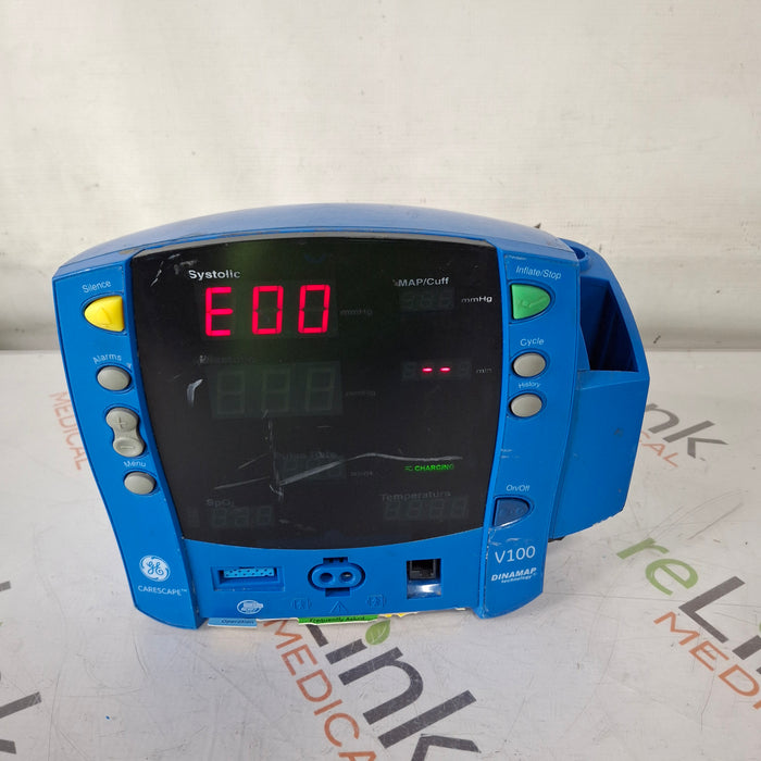 GE Healthcare Dinamap V100 - NIBP, SpO2, Temp Vital Signs Monitor