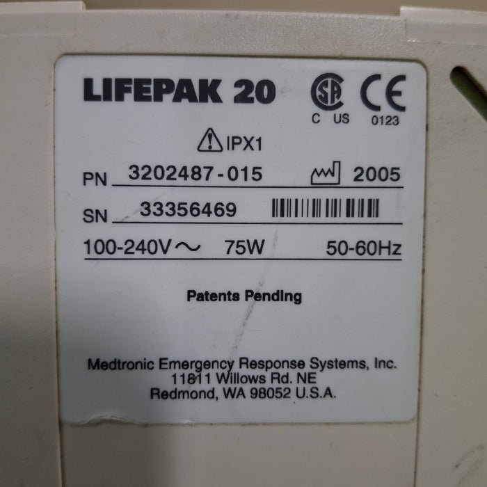 Physio-Control LifePak 20 Defib