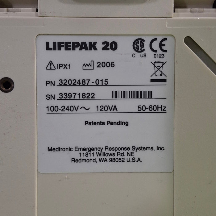 Physio-Control LifePak 20 Defib