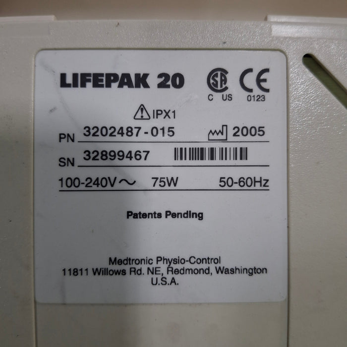 Physio-Control LifePak 20 Defib