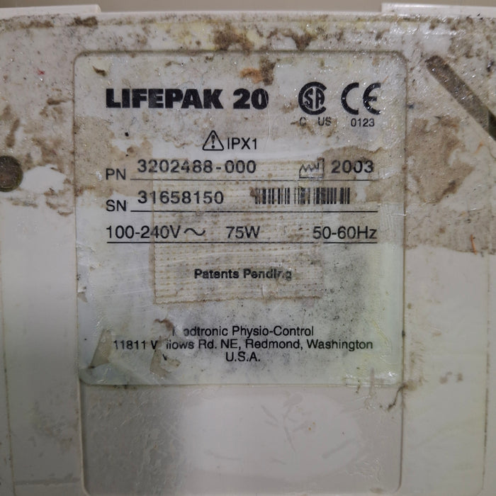 Physio-Control LifePak 20 Defib