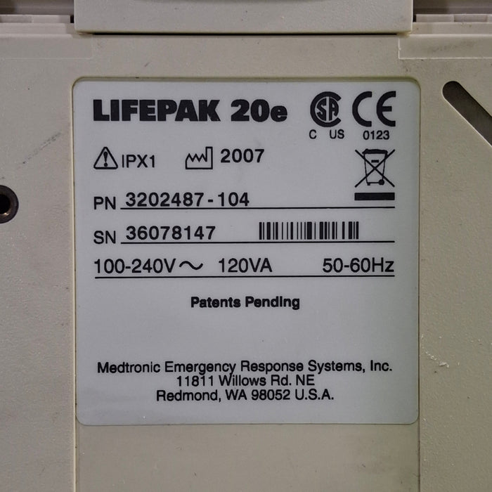 Physio-Control LifePak 20e Defibrillator