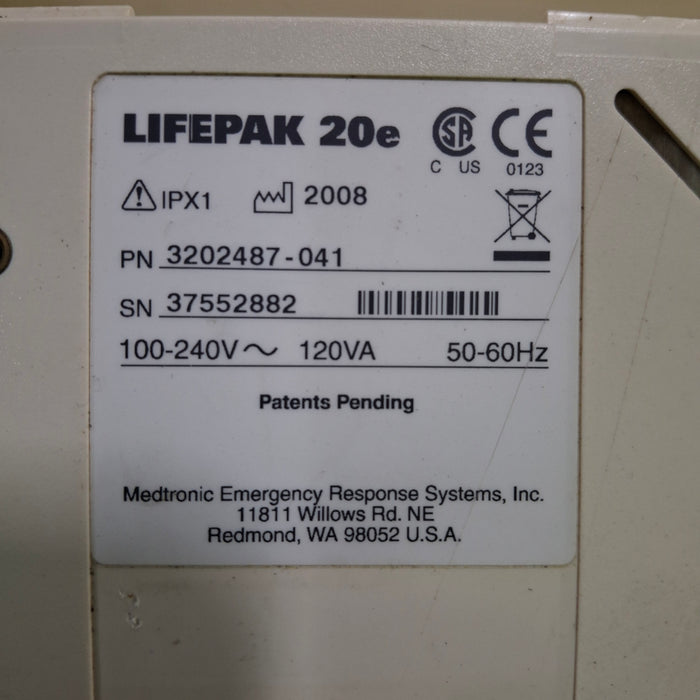 Physio-Control LifePak 20e Defibrillator