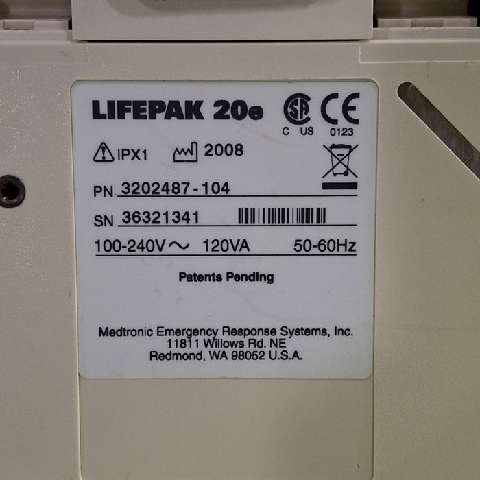 Physio-Control LifePak 20e Defibrillator