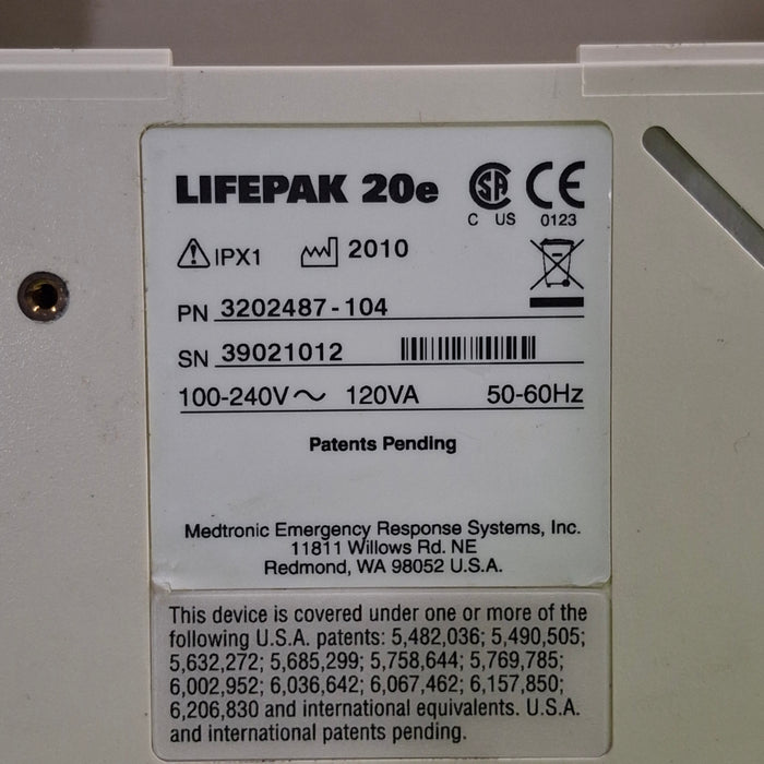 Physio-Control LifePak 20e Defibrillator