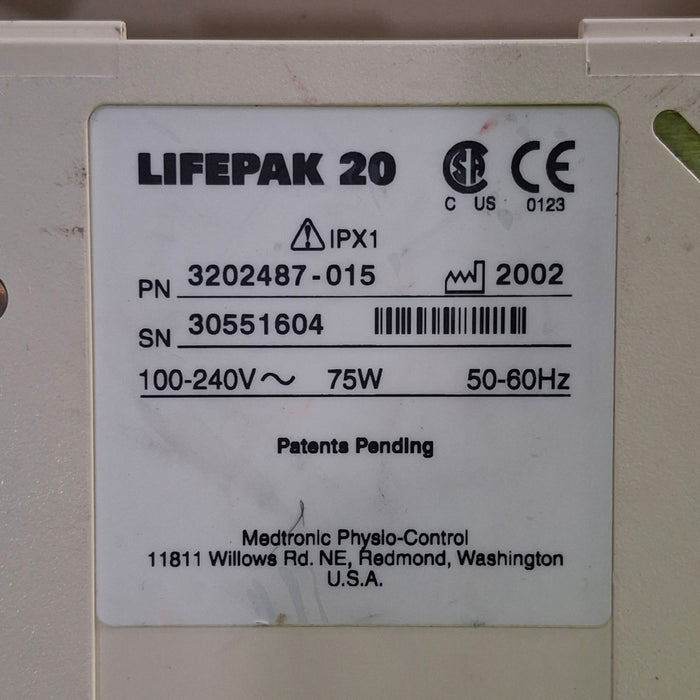 Physio-Control LifePak 20 Defib