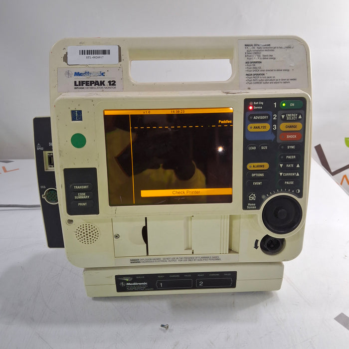 Physio-Control LifePak 12 3-Lead Defibrillator