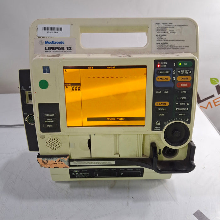 Physio-Control LifePak 12 3-Lead Defibrillator