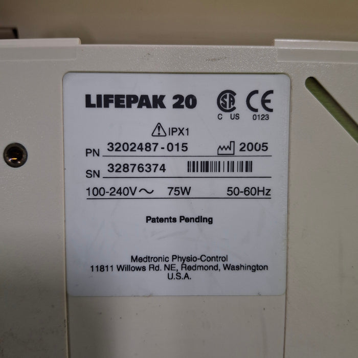 Physio-Control LifePak 20 Defib