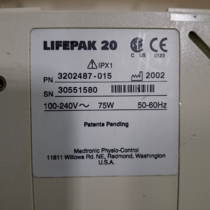 Physio-Control LifePak 20 Defib