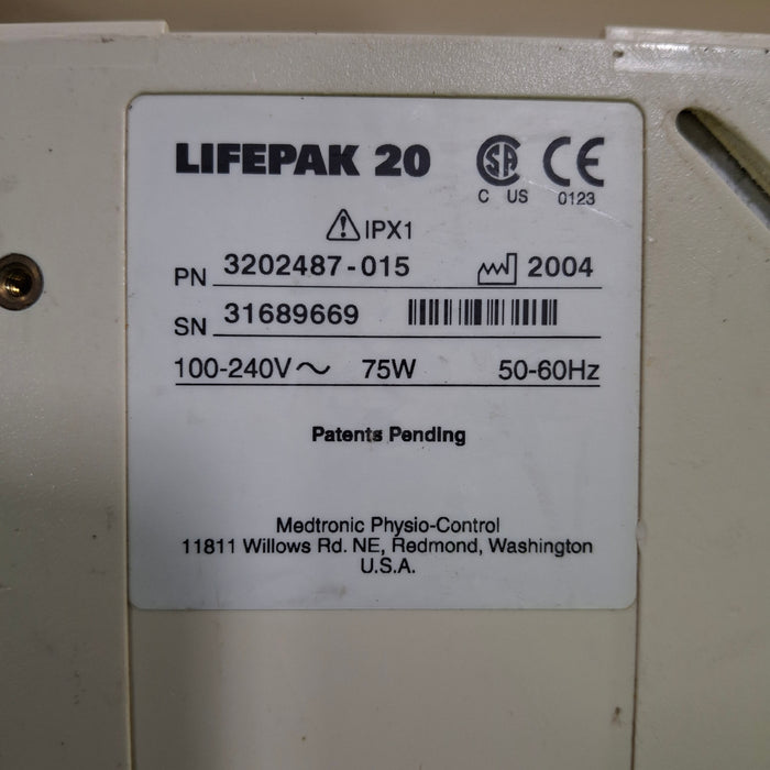 Physio-Control Physio-Control LifePak 20 Defib Defibrillators reLink Medical