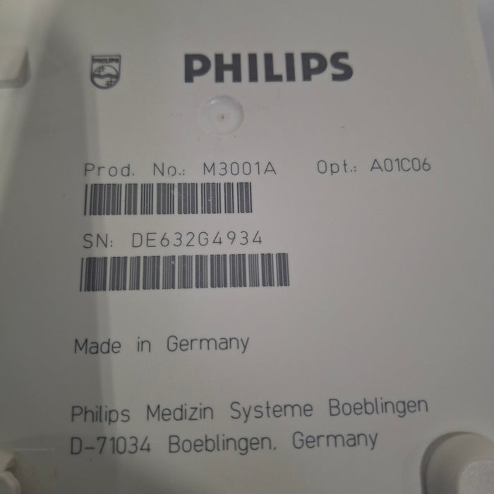 Philips M3001A-A01C06 Fast SpO2, NIBP, ECG, Temp, IBP MMS Module