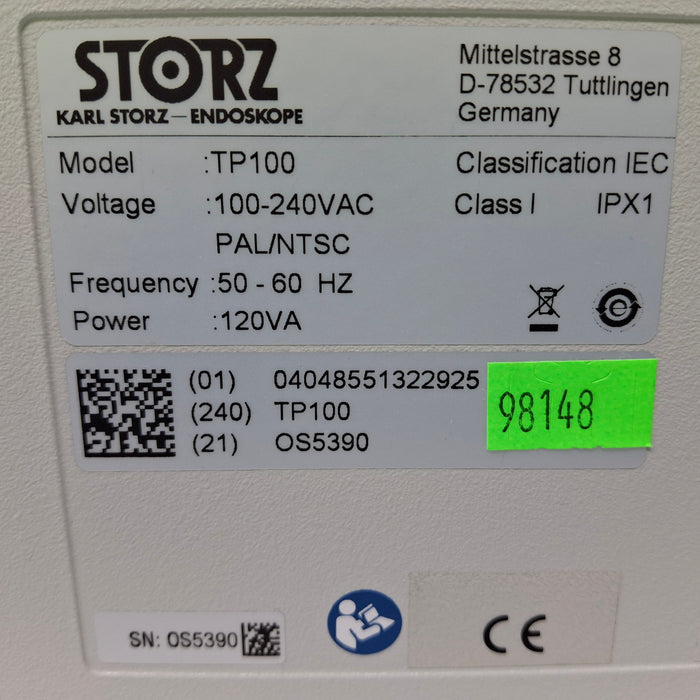 Karl Storz TP 100 Tele Pack X LED Endoscopy System