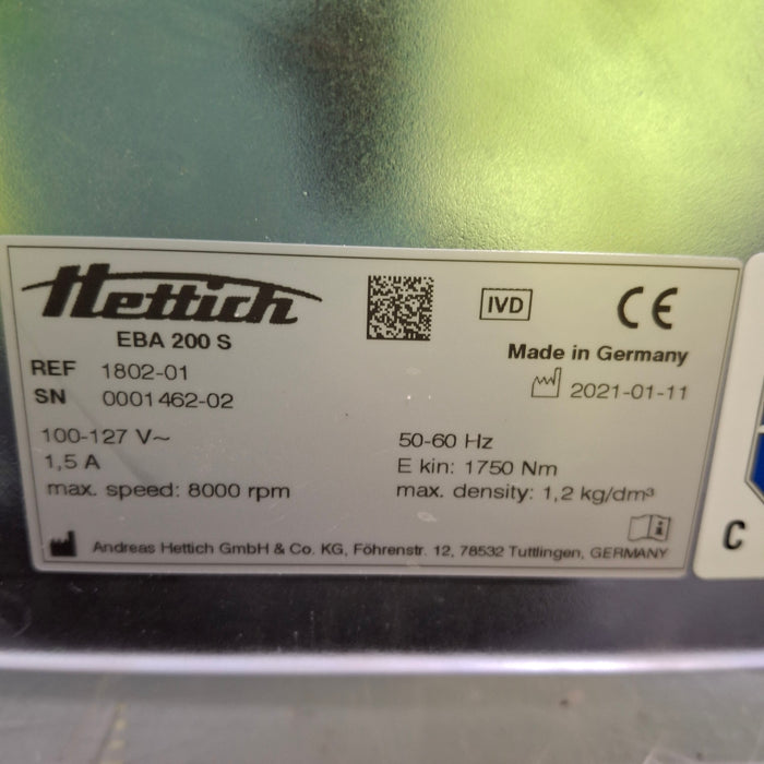 Hettich Instruments EBA 200 S Centrifuge