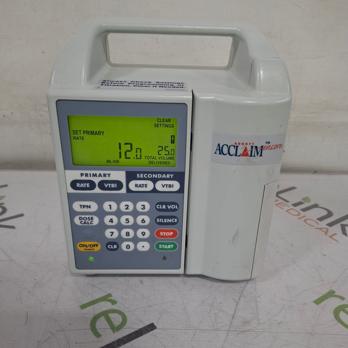 Abbott Hospira Acclaim Encore Infusion Pump