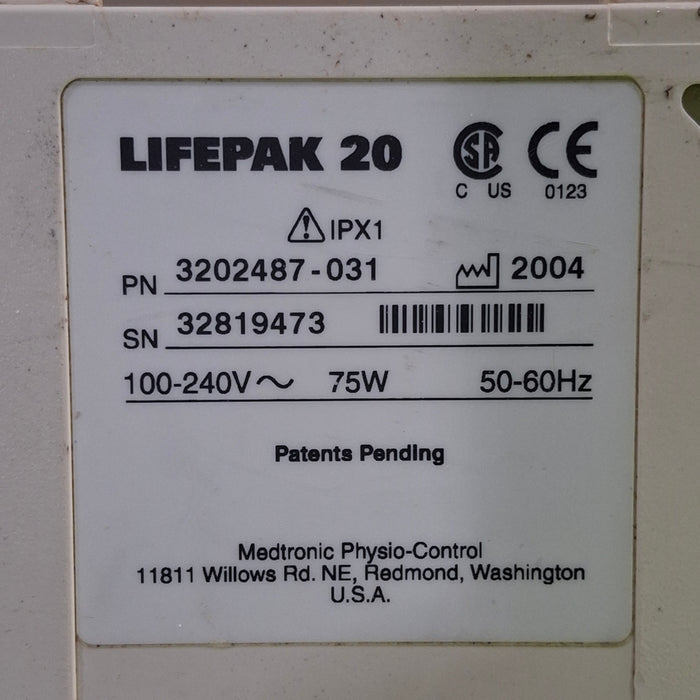 Physio-Control LifePak 20 Defib