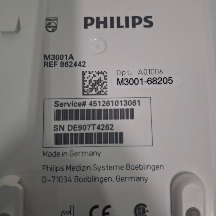 Philips M3001A-A01C06 Fast SpO2, NIBP, ECG, Temp, IBP MMS Module