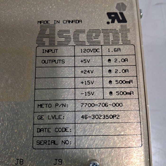 GE Healthcare GE Healthcare AMX 4 Power Supply Portable X-Ray Machines reLink Medical