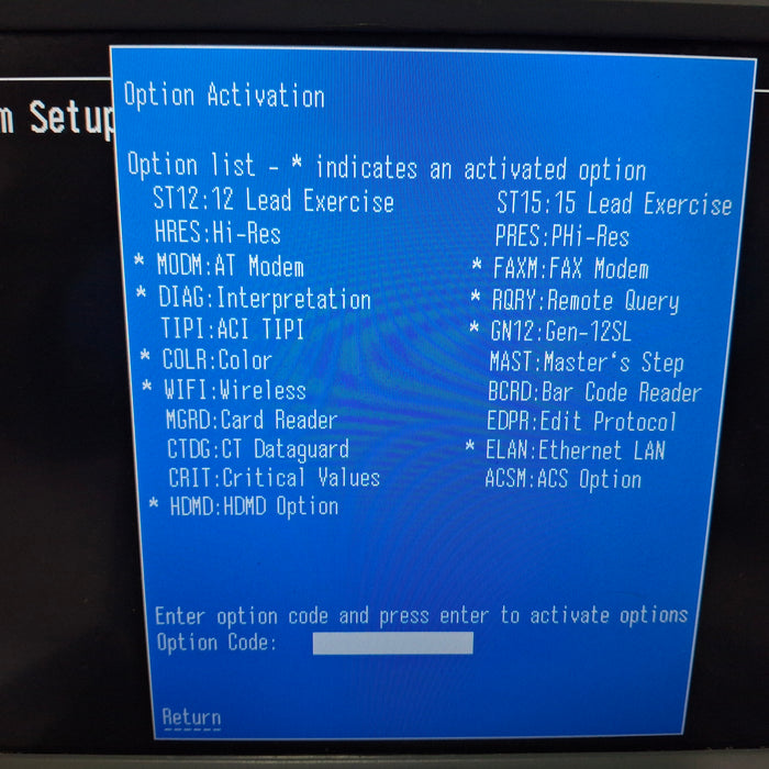 GE Healthcare MAC 5500 HD ECG with CAM Module