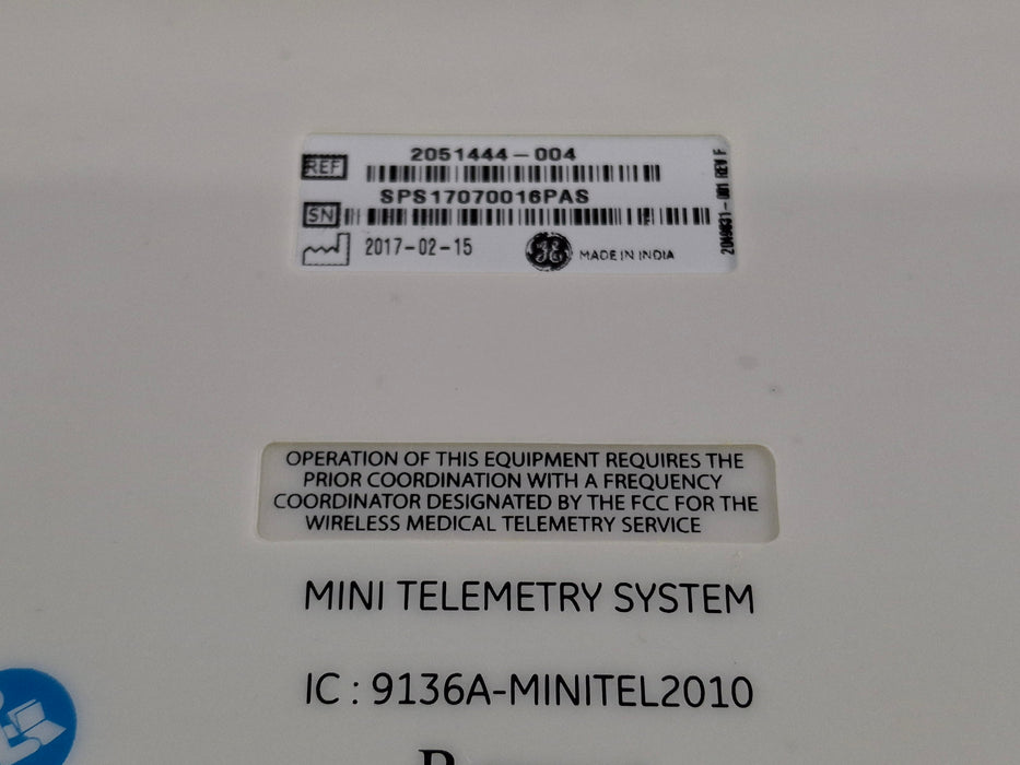 Wipro GE Healthcare Private Limited 9163A-Minitel2010 Mini Telemtry System