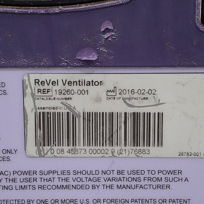 CareFusion Revel Transport Ventilator