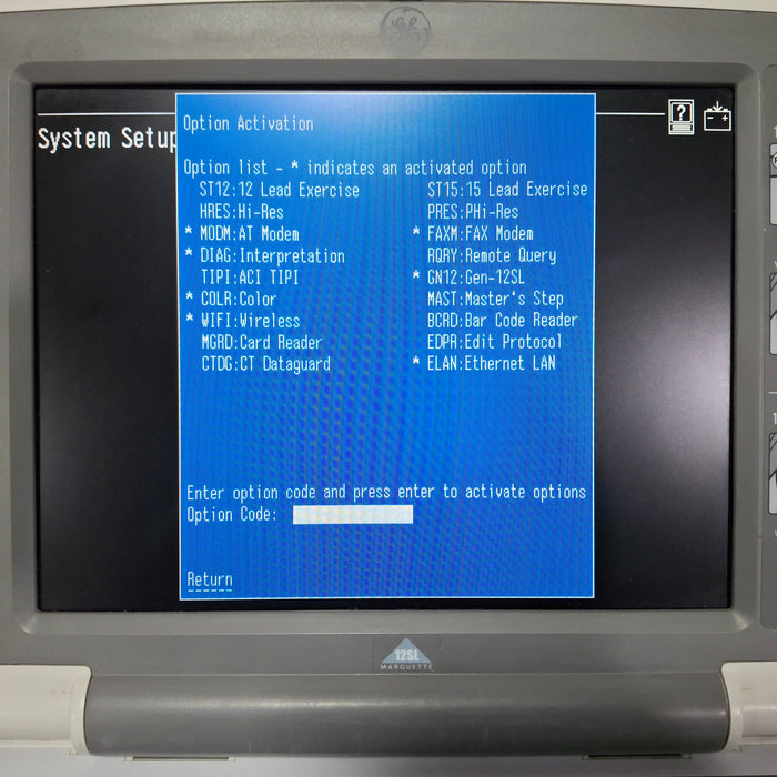 GE Healthcare MAC 5500 ECG with CAM Module