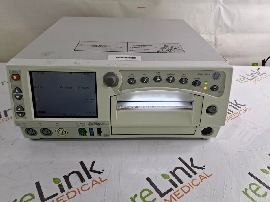 GE Healthcare Corometrics 250cx Series Model 259cx Fetal Monitor