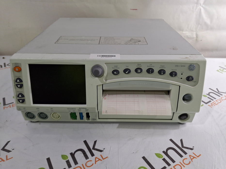 GE Healthcare Corometrics 250cx Series Model 259cx Fetal Monitor