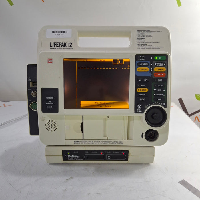Physio-Control LifePak 12 3-Lead Defibrillator
