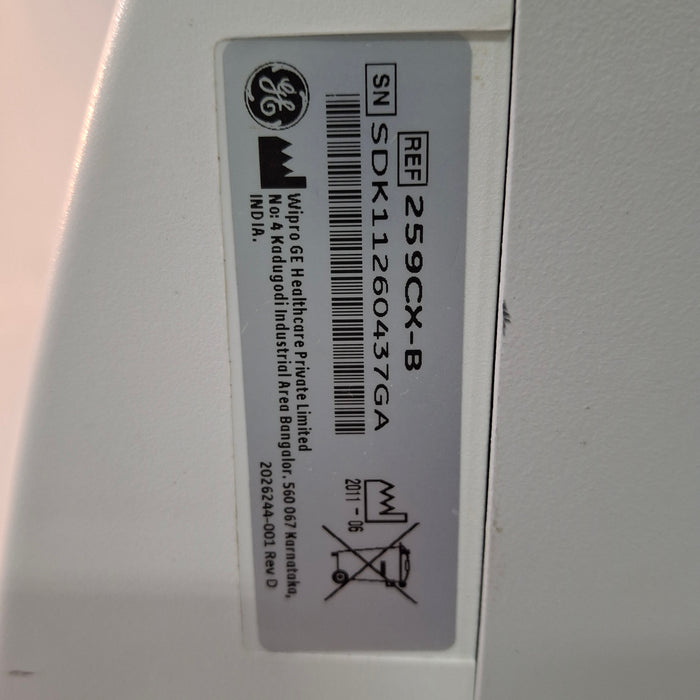 GE Healthcare Corometrics 250cx Series Model 259cx Fetal Monitor