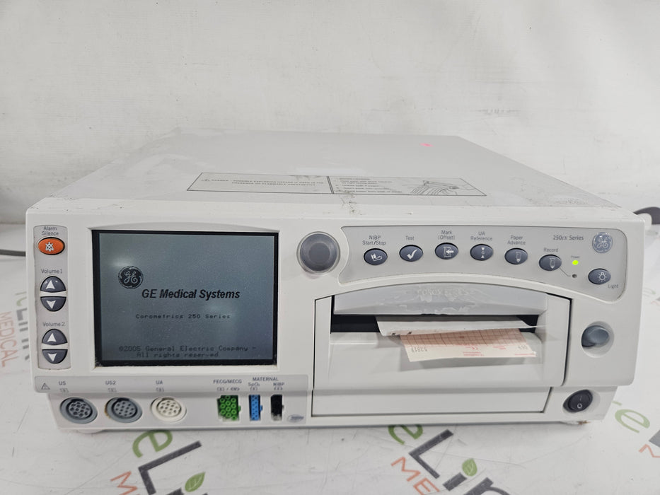 GE Healthcare GE Healthcare Corometrics 250cx Series Model 259cx Fetal Monitor Patient Monitors reLink Medical