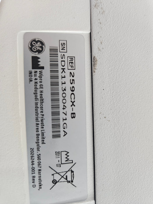 GE Healthcare GE Healthcare Corometrics 250cx Series Model 259cx Fetal Monitor Patient Monitors reLink Medical