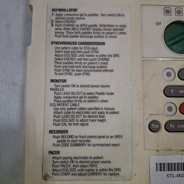 Physio-Control LifePak 10 Defibrillator