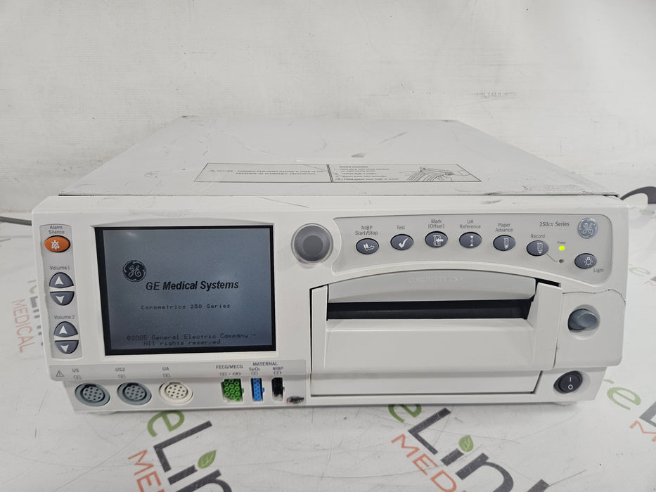 GE Healthcare GE Healthcare Corometrics 250cx Series Model 259cx Fetal Monitor Patient Monitors reLink Medical