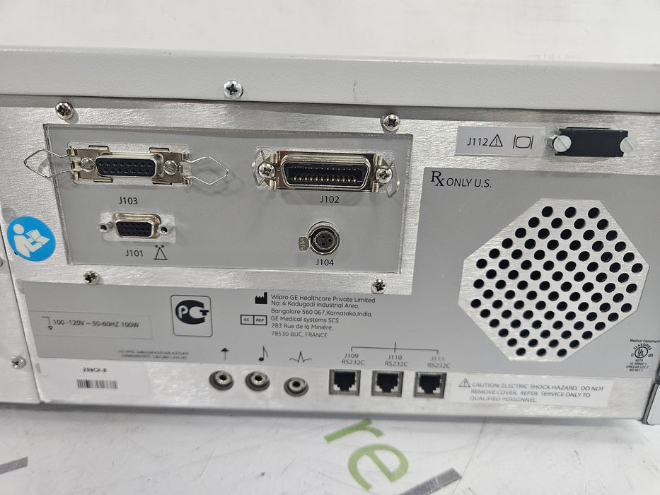 GE Healthcare GE Healthcare Corometrics 250cx Series Model 259cx Fetal Monitor Patient Monitors reLink Medical