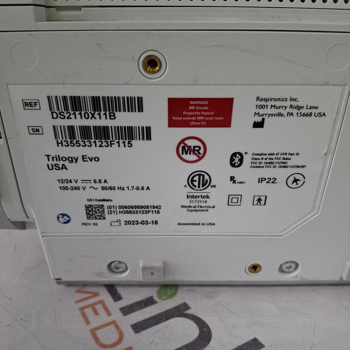 Respironics Trilogy Evo Ventilator