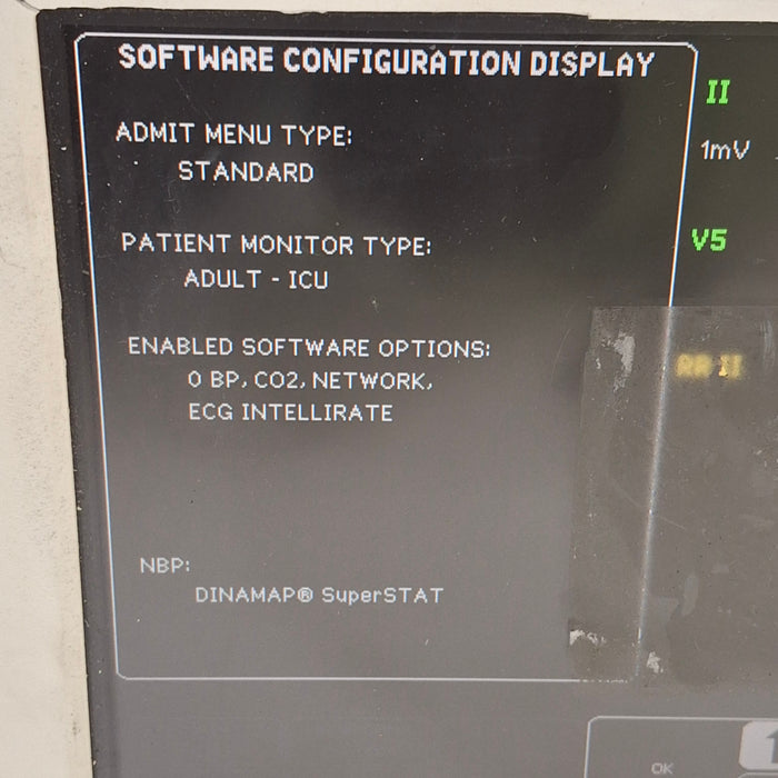 GE Healthcare Dash 3000 - Masimo SpO2 Patient Monitor