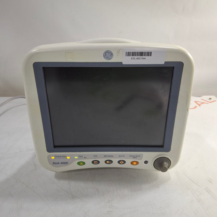 GE Healthcare Dash 4000 - Masimo SpO2 Patient Monitor