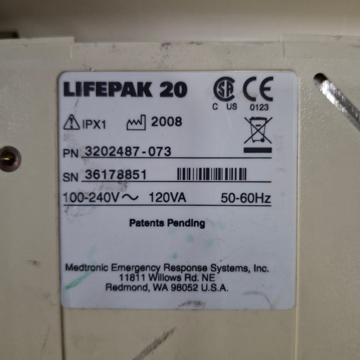 Physio-Control LifePak 20 Defib